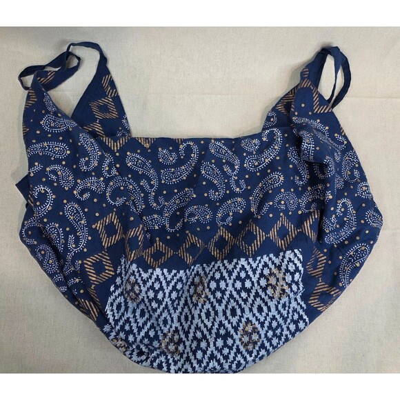 Ruggine Hippie Bohemian Ethnic Hobo Chic Yoga Shoulder Beach Bag Purse - Blue - Picture 3 of 10